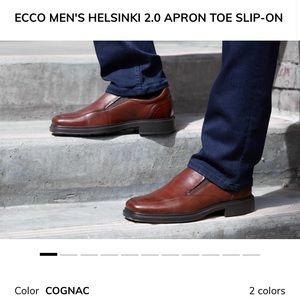 Men’s Ecco Helsinki 2 dress shoes - Size 8-8.5 in Cognac